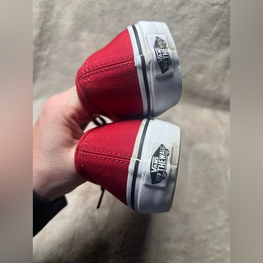 Vans red size womens 8 - Picture 5 of 6